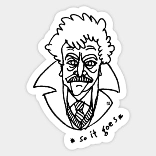 So it goes - Vonnegut I. Sticker